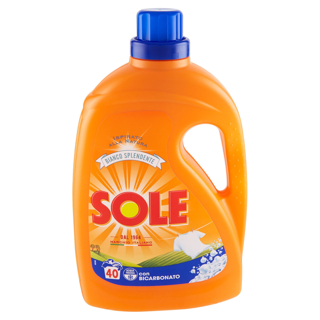 Sole Detersivo lavatrice Bianco Splendente 40 lavaggi 2 L