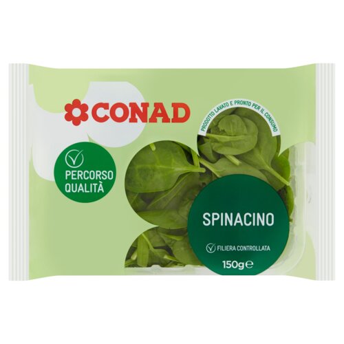 Spinacino vaschetta alta 150 g Percorso Qualità Conad