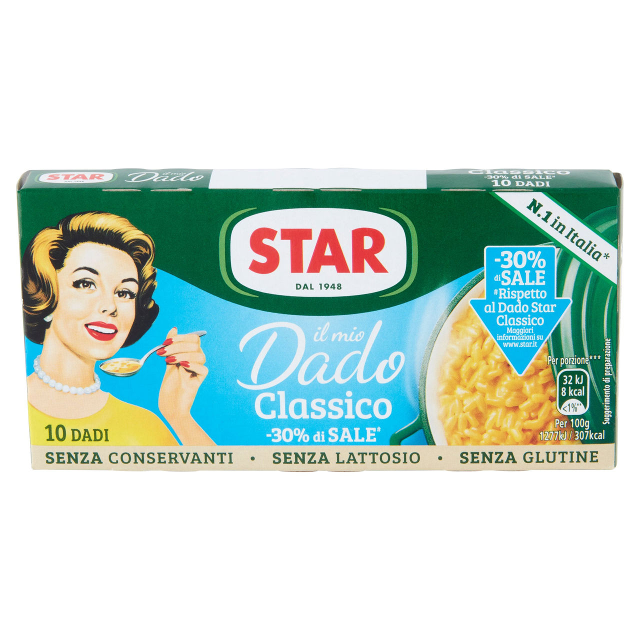 Star il Mio Dado Classico -30% di Sale# 10 Dadi 100 g