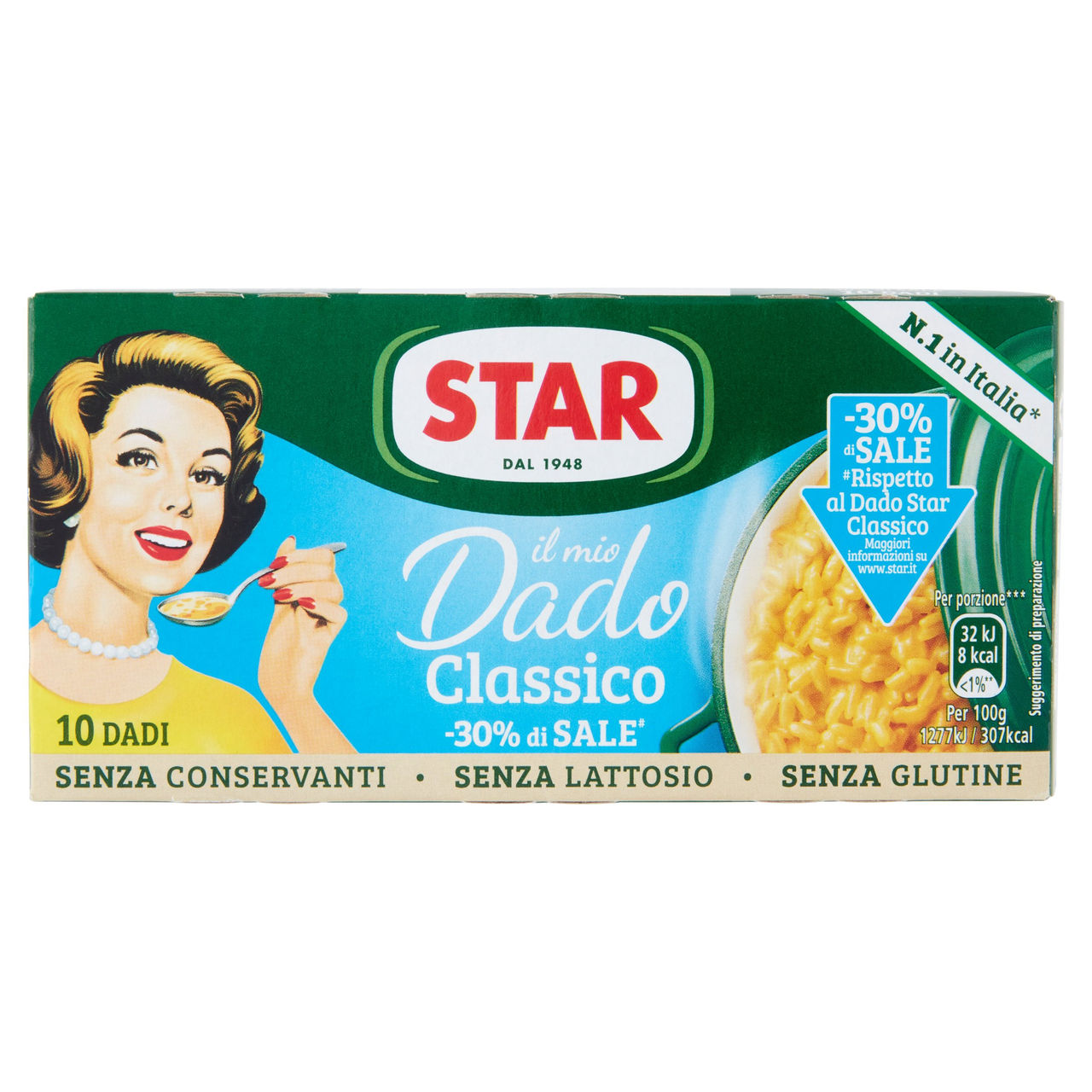 Star il Mio Dado Classico -30% di Sale# 10 Dadi 100 g