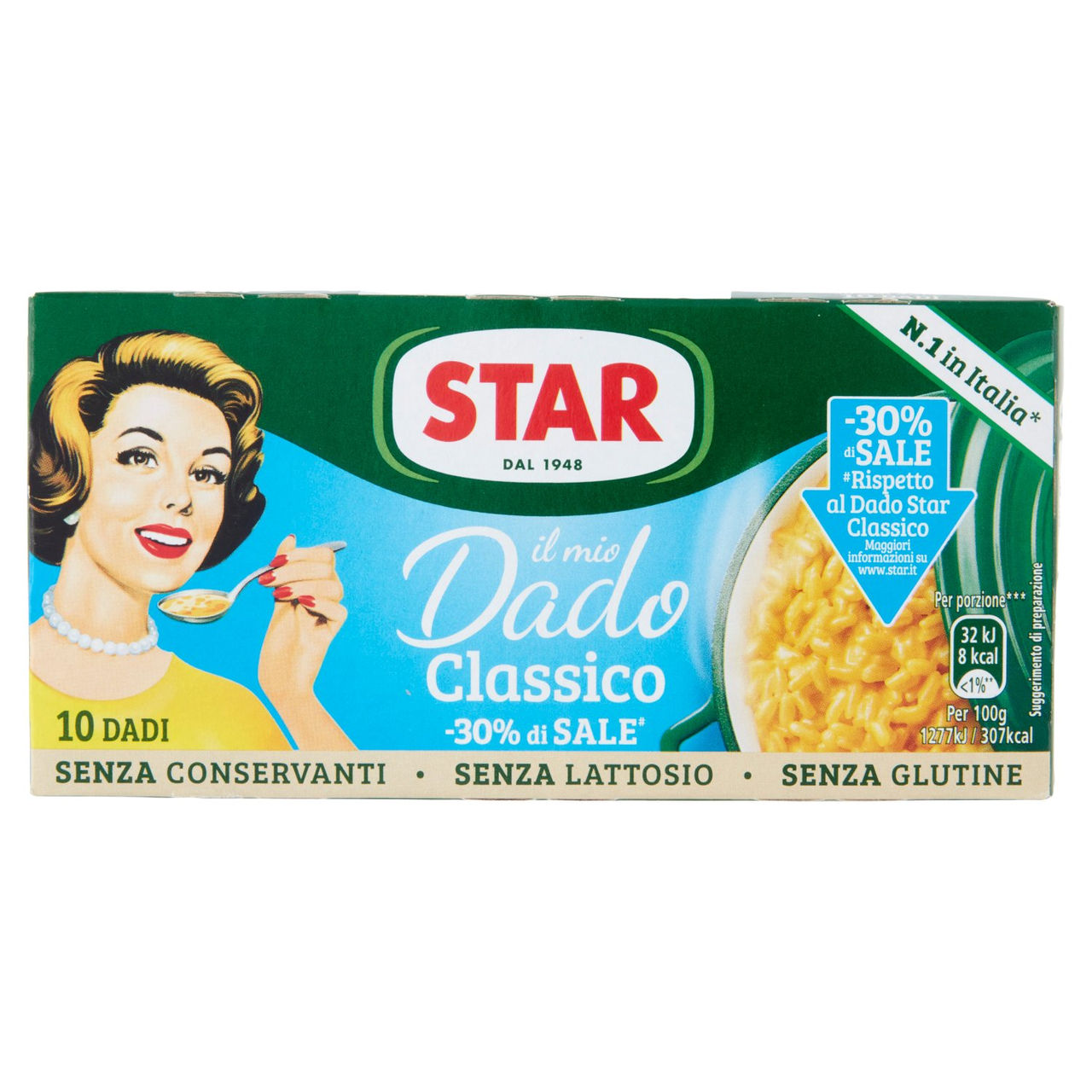 Star il Mio Dado Classico -30% di Sale# 10 Dadi 100 g