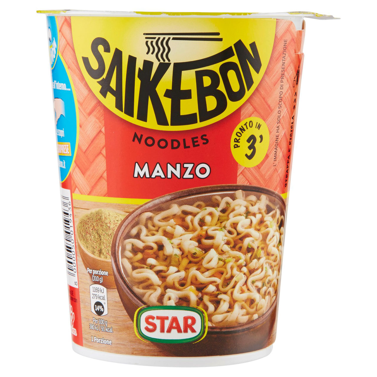 Star Saikebon Noodles al Manzo in vendita online