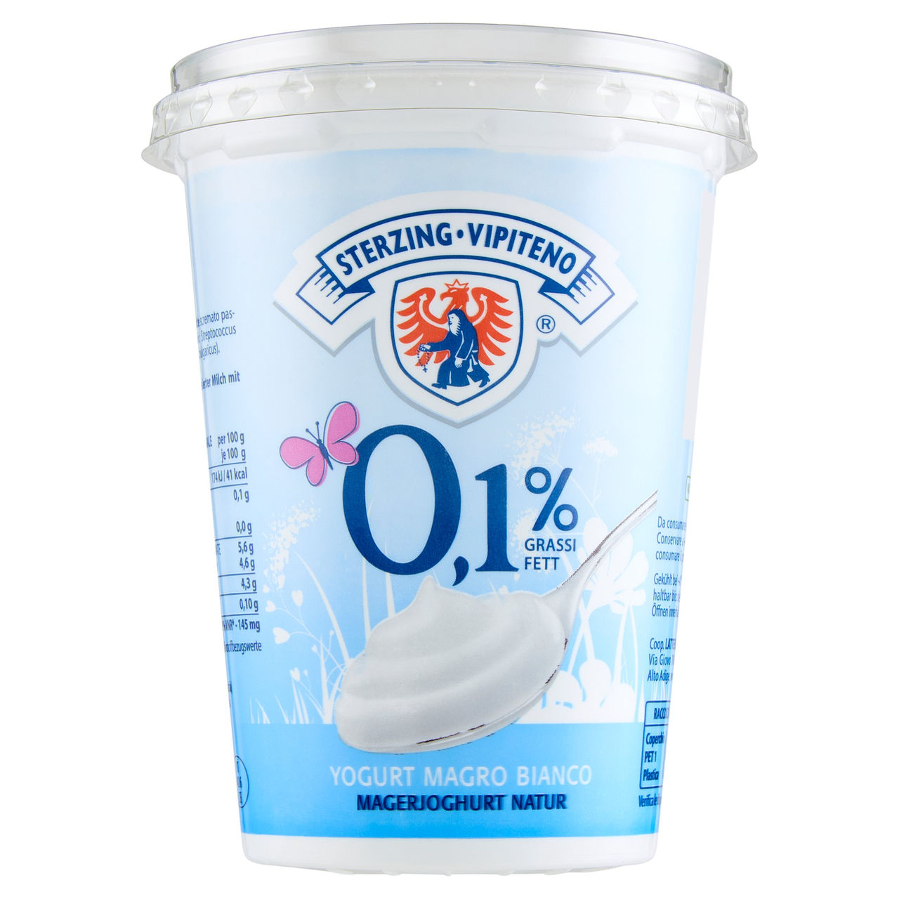 Sterzing Vipiteno Yogurt Magro Bianco 500 g