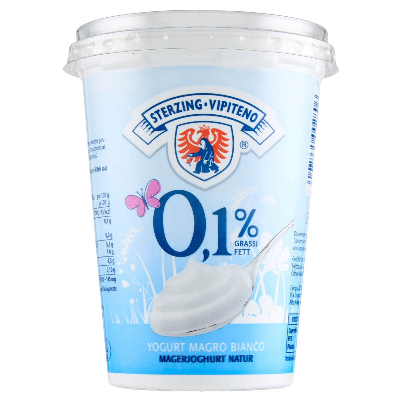 Sterzing Vipiteno Yogurt Magro Bianco 500 g