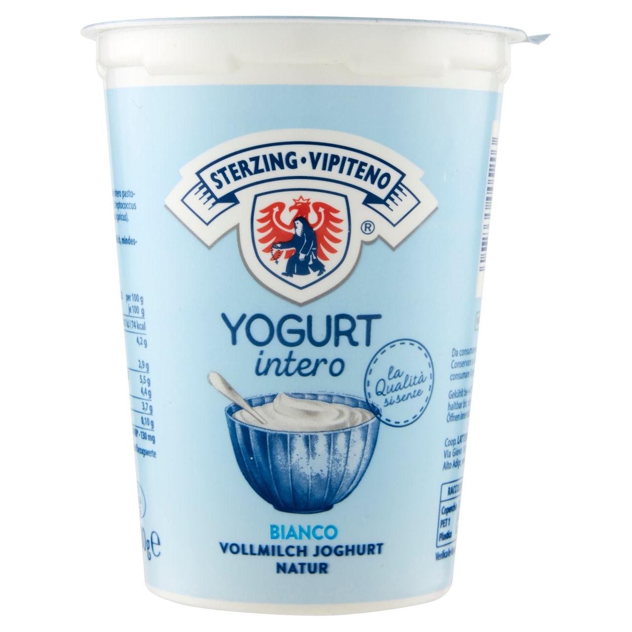 Sterzing Vipiteno Yogurt Intero Bianco 500 g