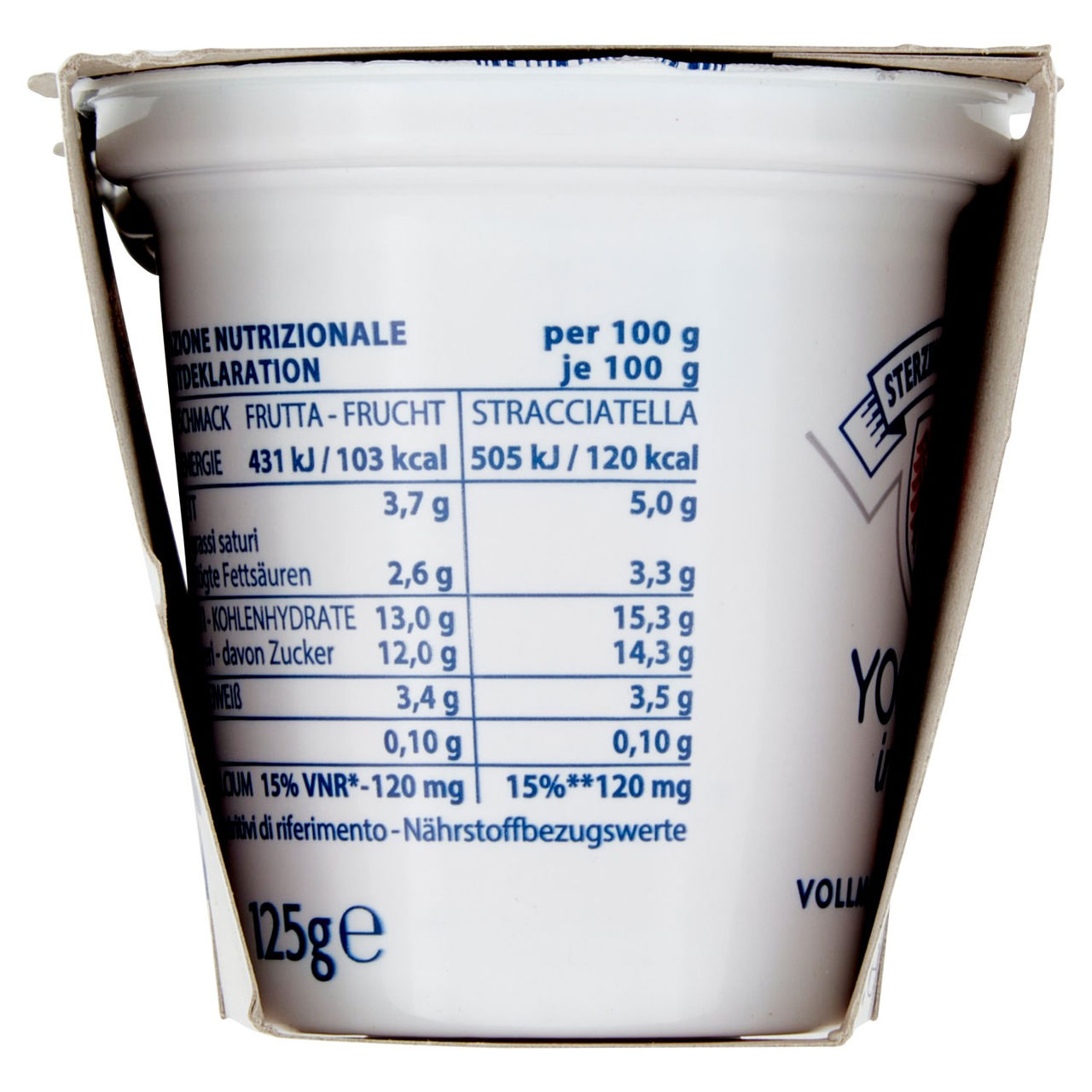 Sterzing Vipiteno Yogurt intero Mirtillo 2 x 125 g