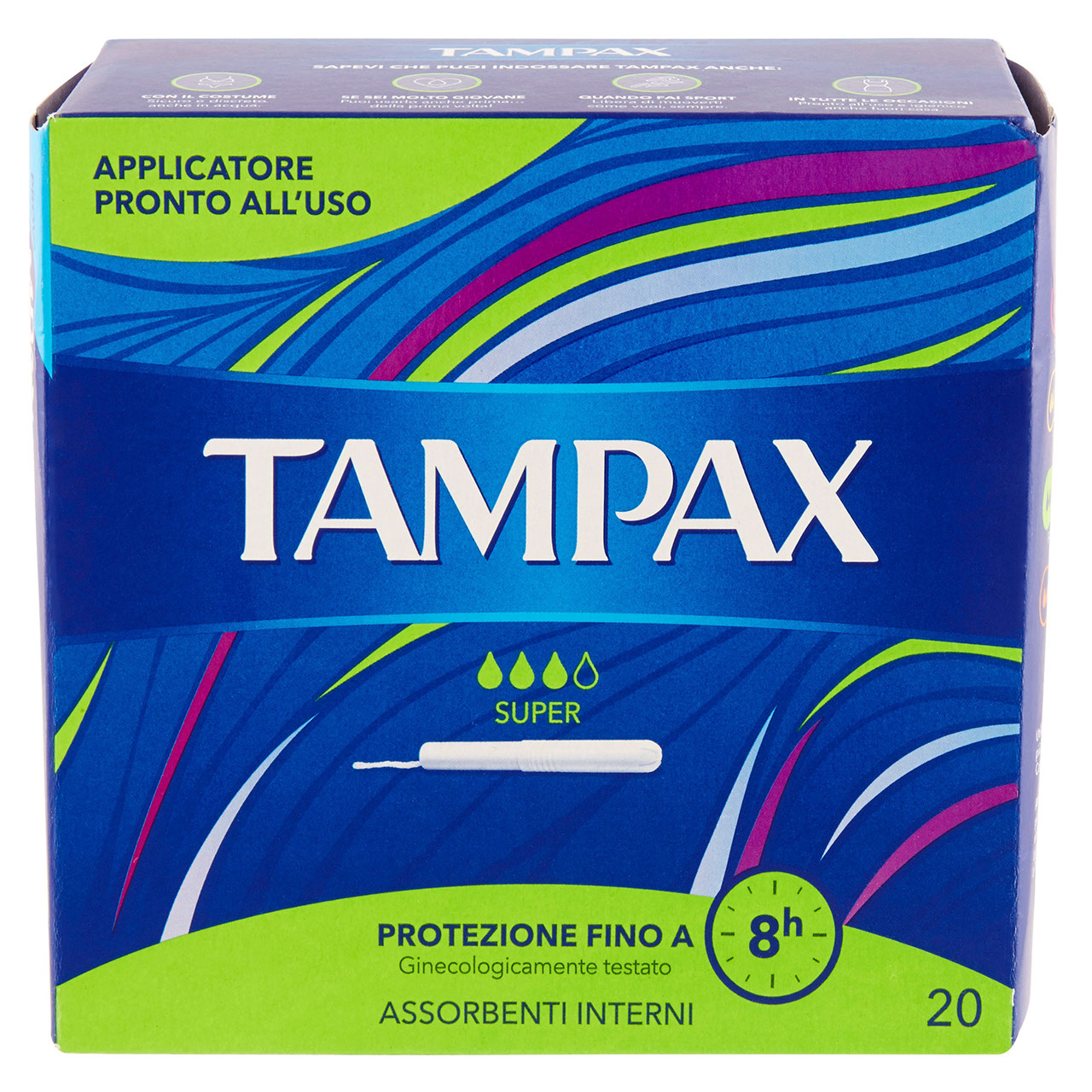 Tampax Super 20 pezzi in vendita online