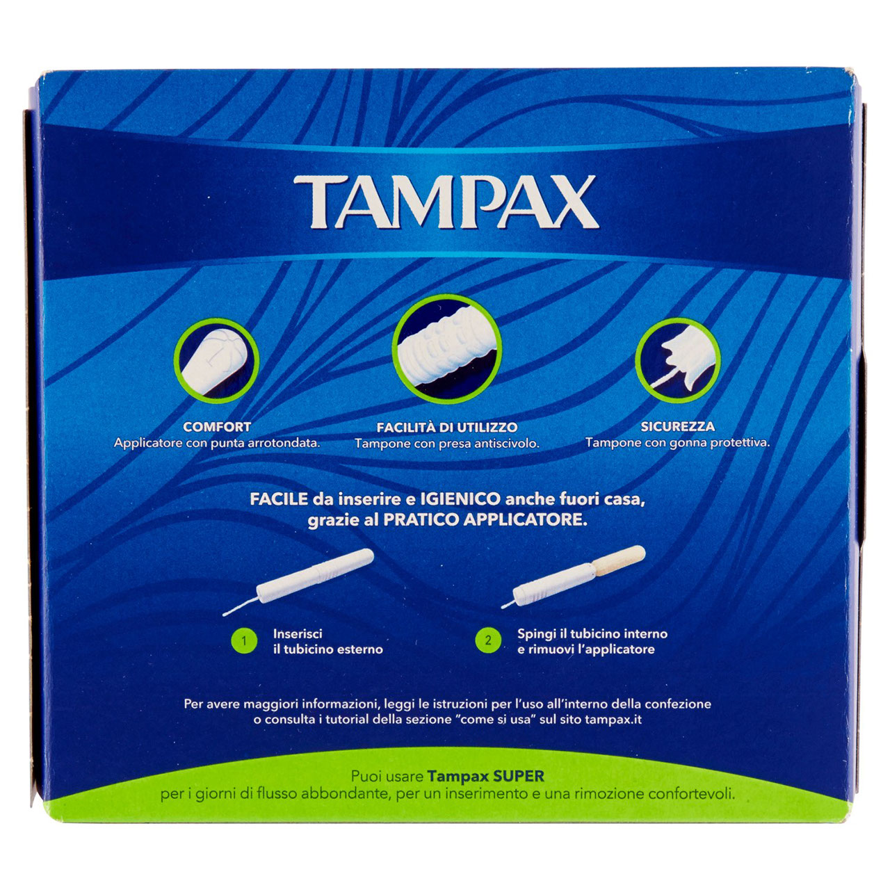 Tampax Super 20 pezzi in vendita online