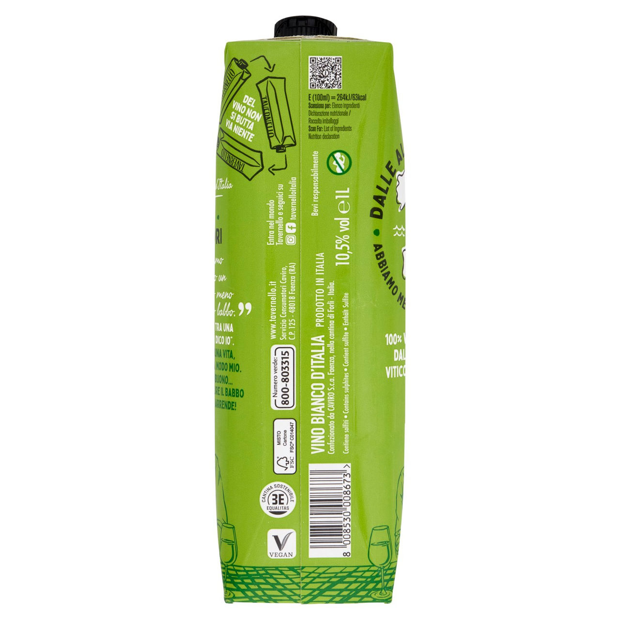 Tavernello Bianco d'Italia 1 l in vendita online