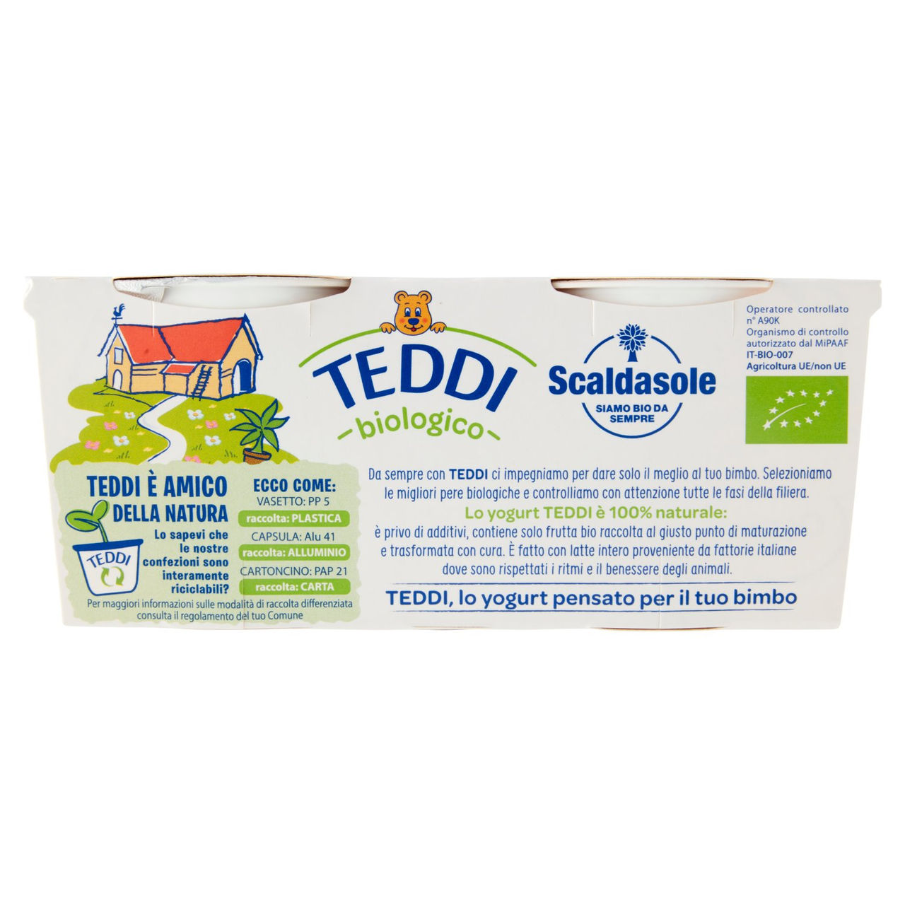 Teddi biologico Pera 2 x 115 g