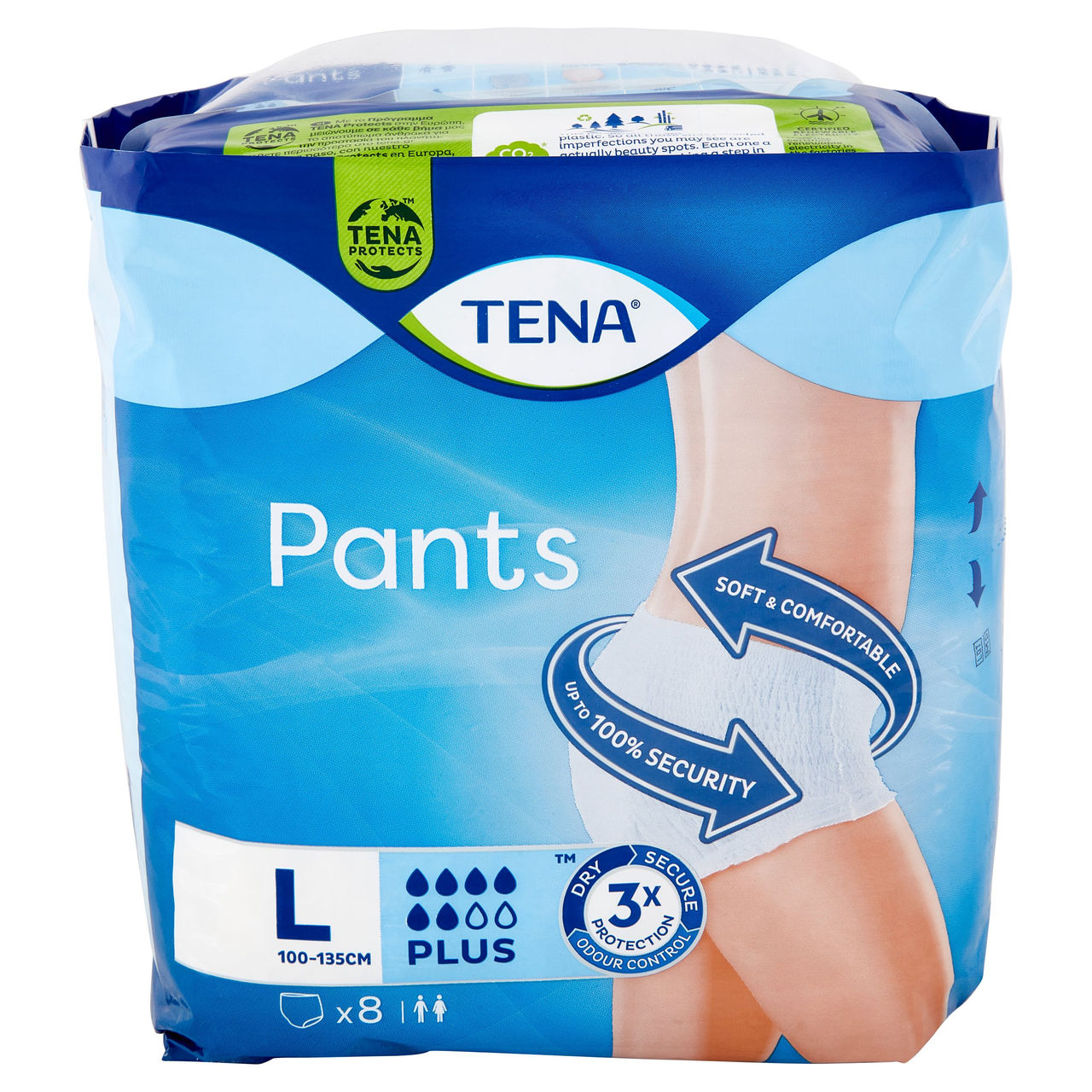 Tena Pants Plus L 8 pz in vendita online