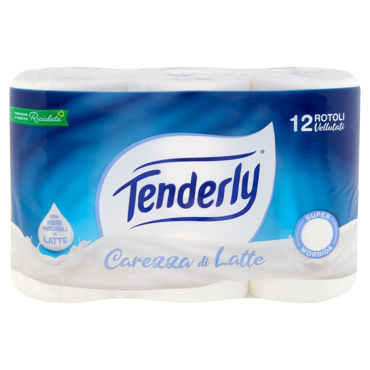 Tenderly Carezza di Latte Rotoli Vellutati 12 pz