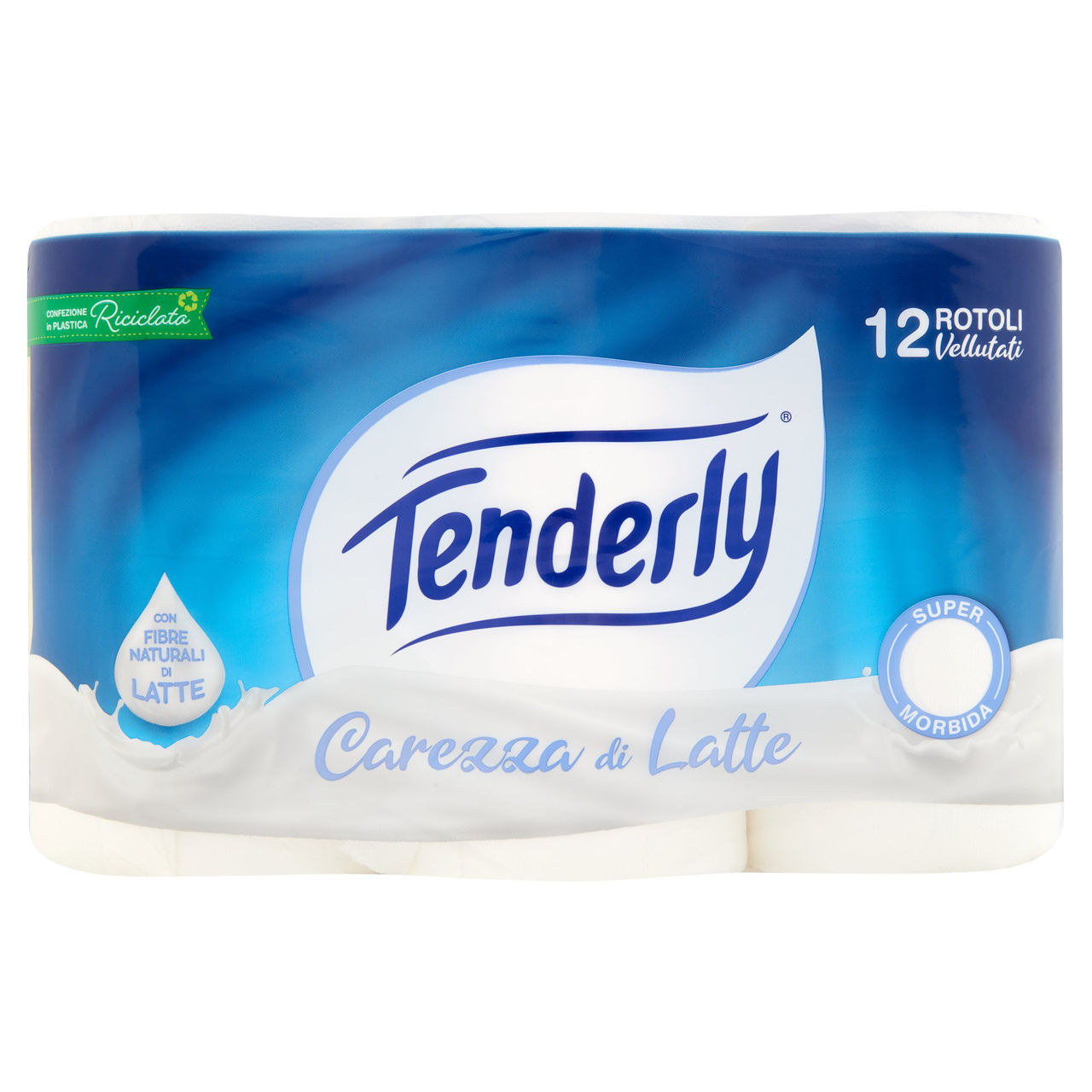 Tenderly Carezza di Latte Rotoli Vellutati 12 pz