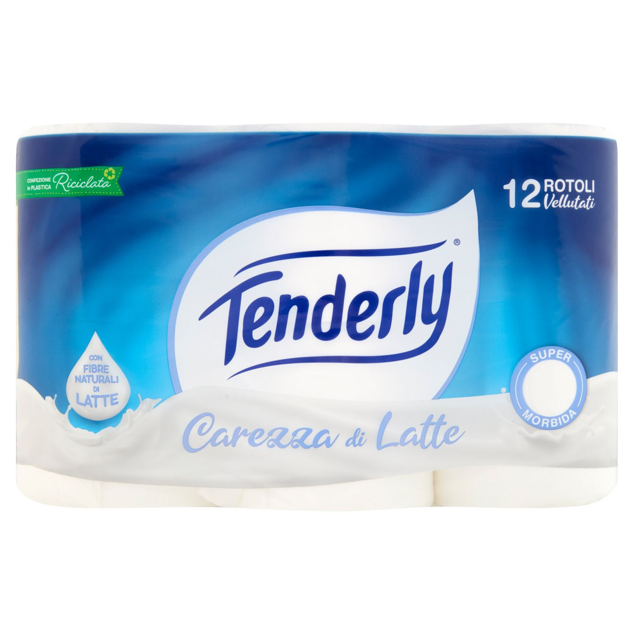 Tenderly Carezza di Latte Rotoli Vellutati 12 pz