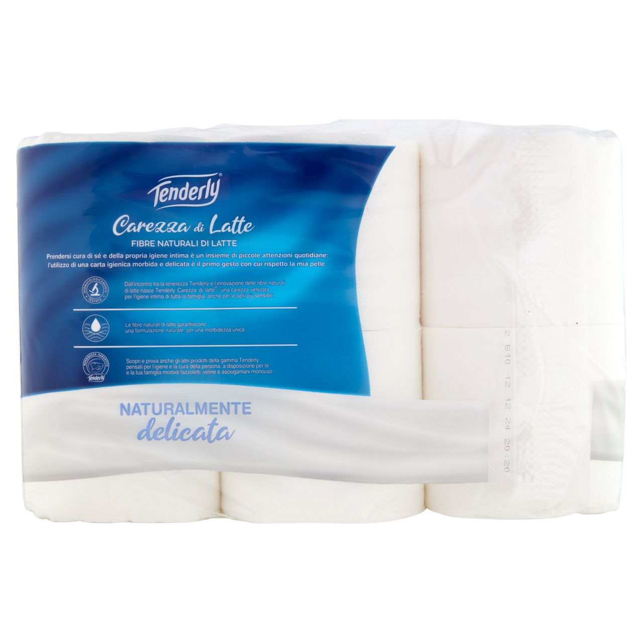 Tenderly Carezza di Latte Rotoli Vellutati 12 pz