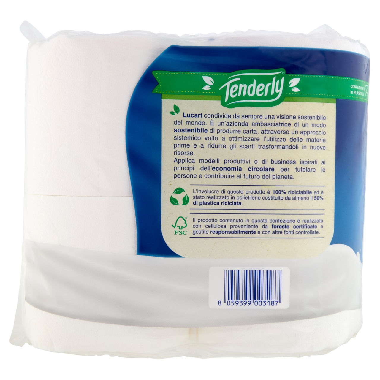 Tenderly Carezza di Latte Rotoli Vellutati 12 pz