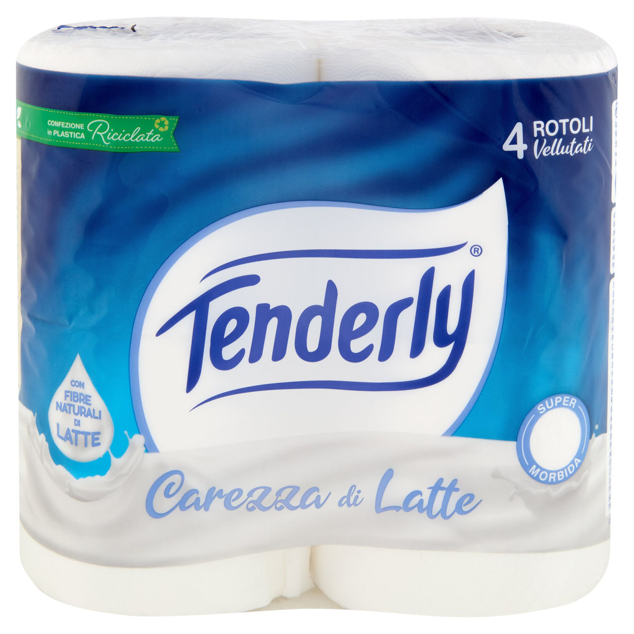 Tenderly Carezza di Latte Rotoli Vellutati 4 pz