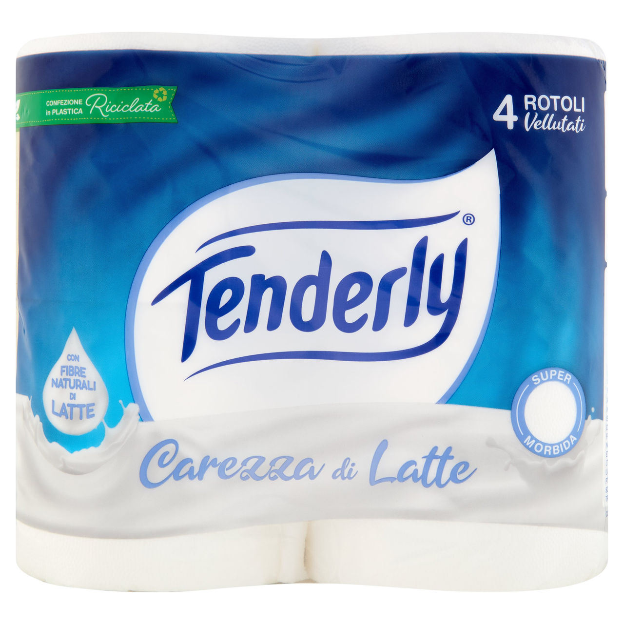 Tenderly Carezza di Latte Rotoli Vellutati 4 pz