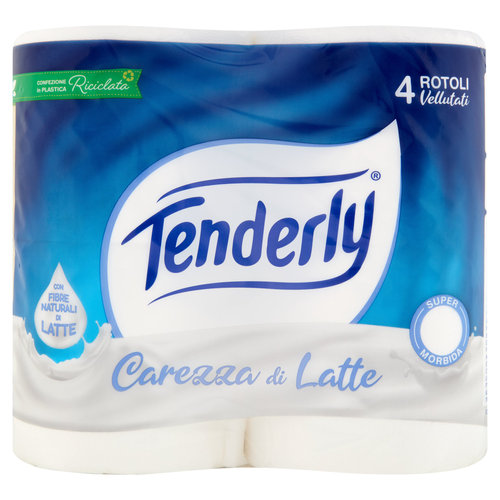 Tenderly Carezza di Latte Rotoli Vellutati 4 pz