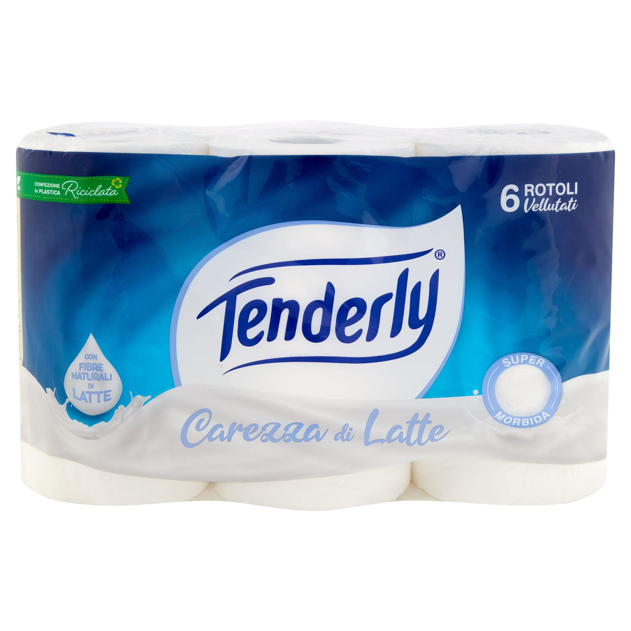 Tenderly Carezza di Latte Rotoli Vellutati 6 pz