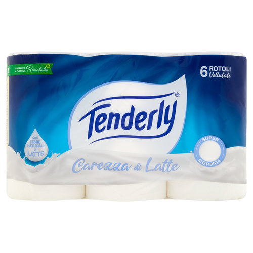 Tenderly Carezza di Latte Rotoli Vellutati 6 pz