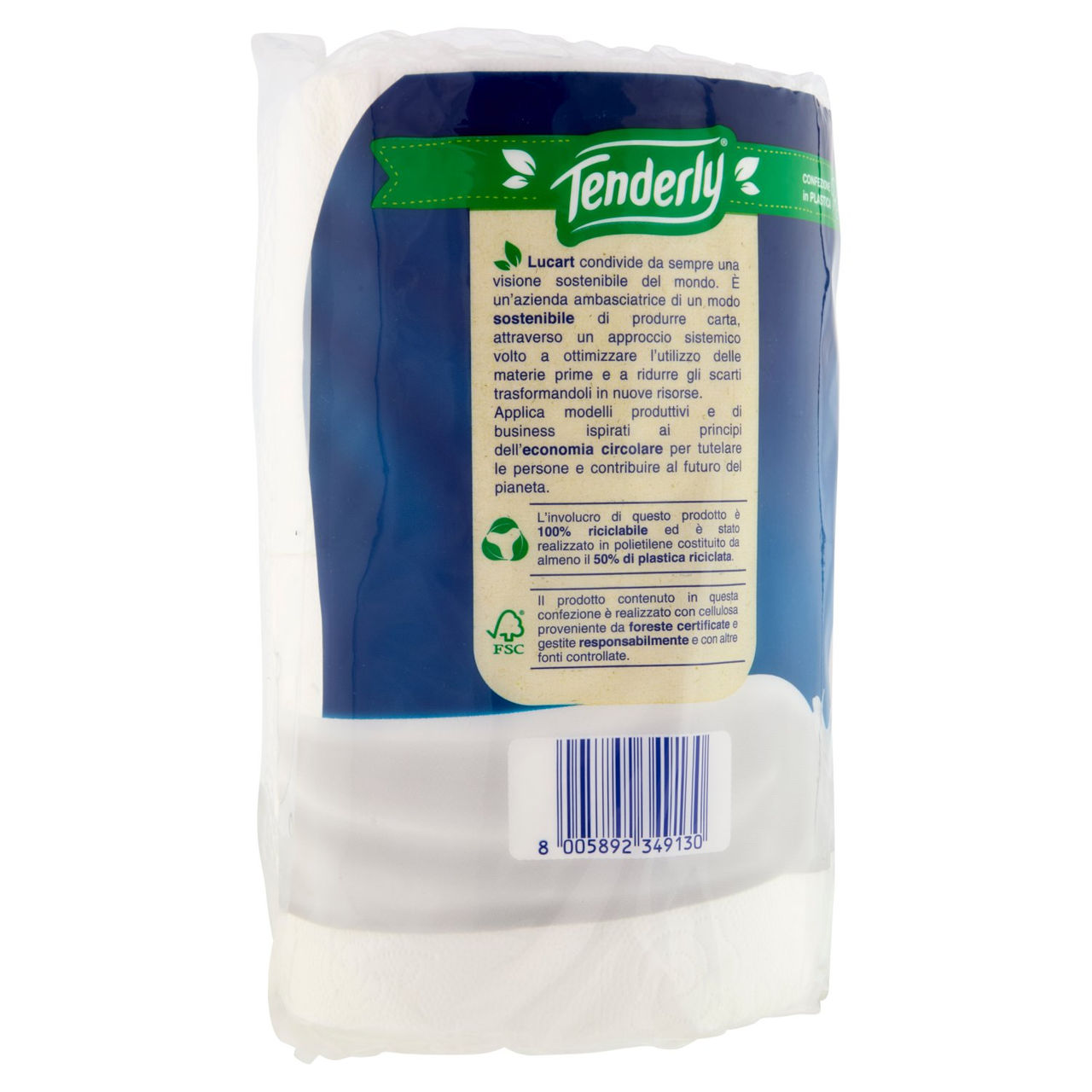 Tenderly Carezza di Latte Rotoli Vellutati 6 pz