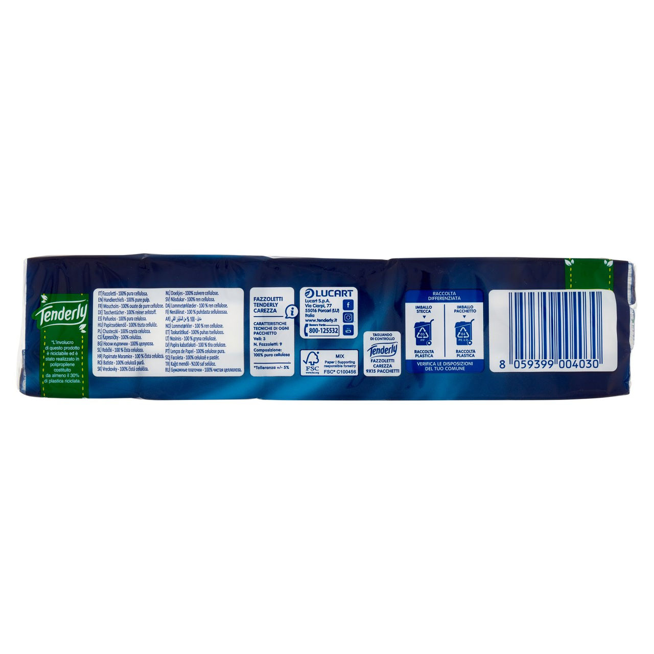 Tenderly Carezza Fazzoletti 15 pz