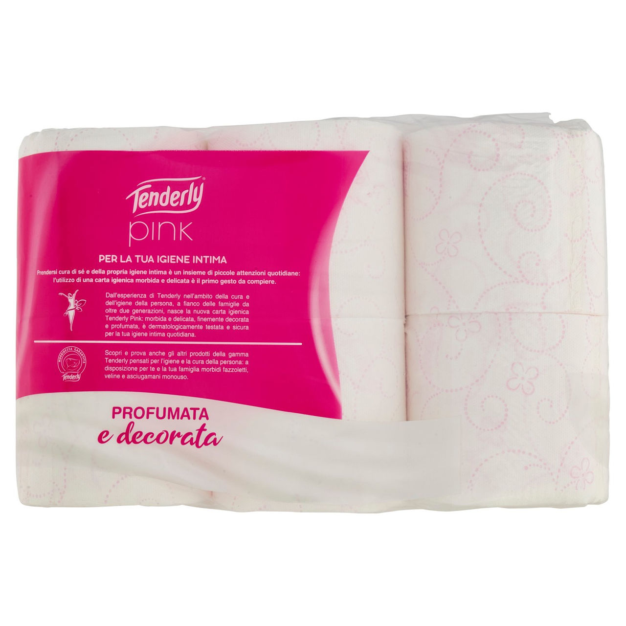 Tenderly pink Rotoli Decorati 12 pz