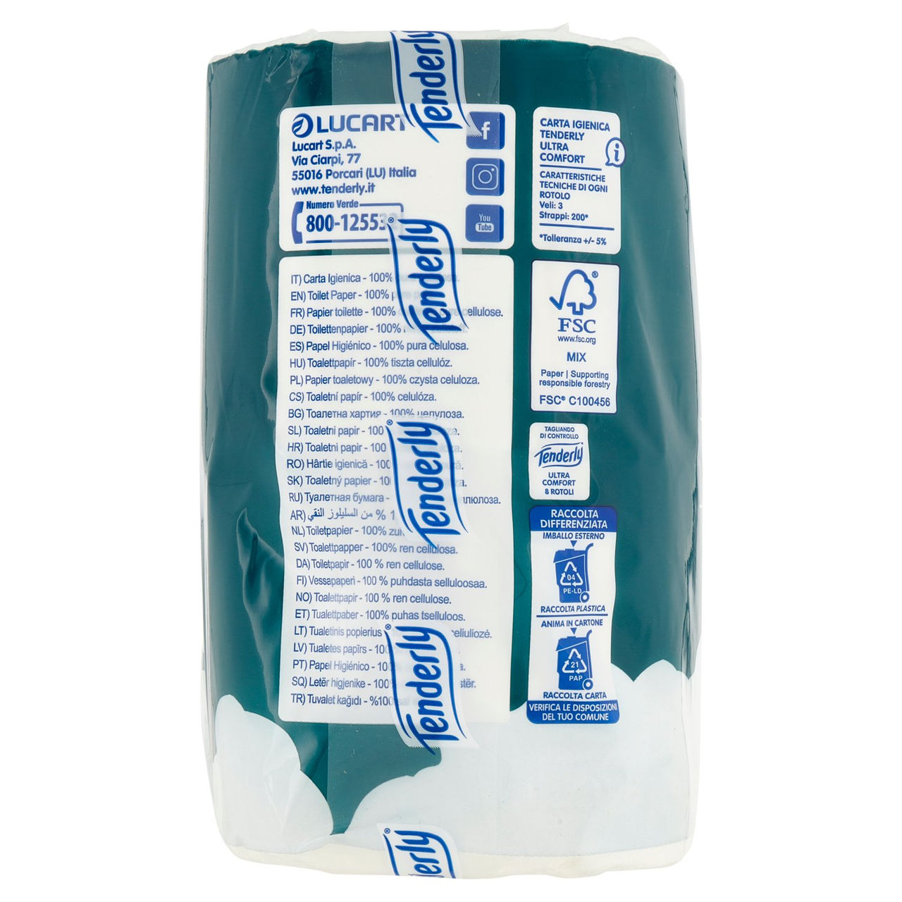 Tenderly Ultra Comfort Rotoli Morbidissimi 8 pz