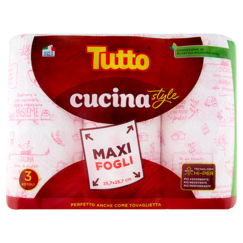 Tutto cucina style 3 pz