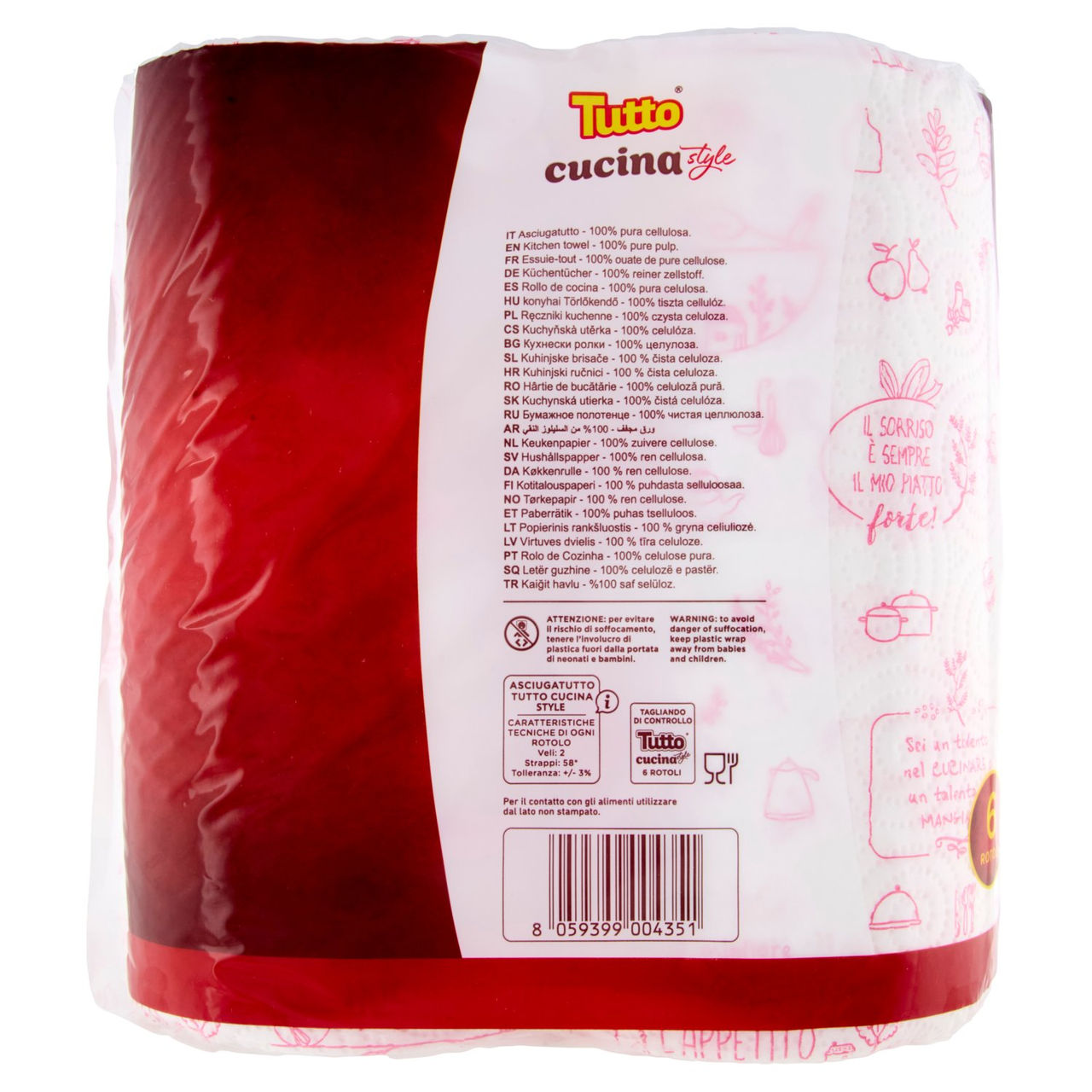 Tutto cucina style 6 pz