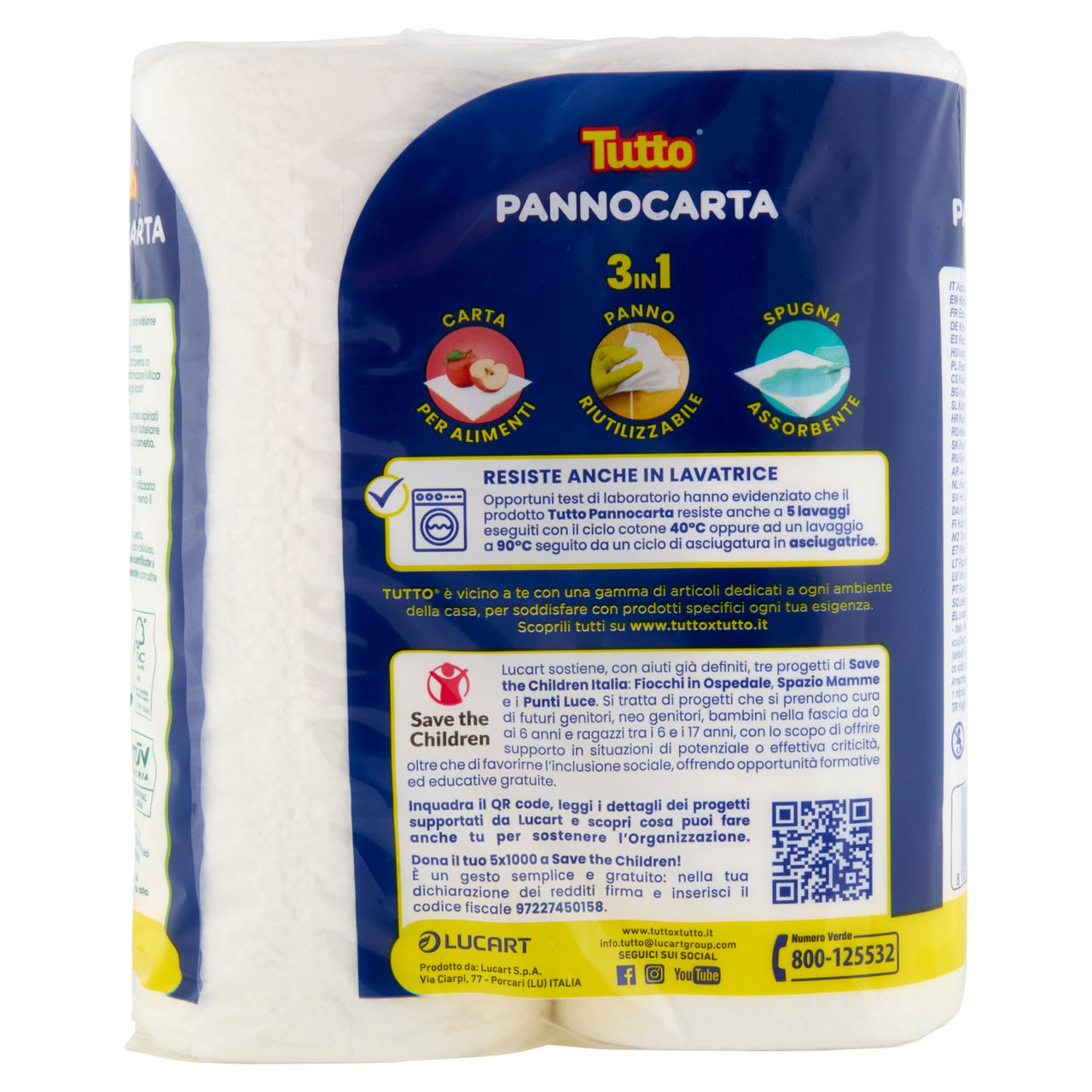 Tutto Pannocarta 3in1 2 pz