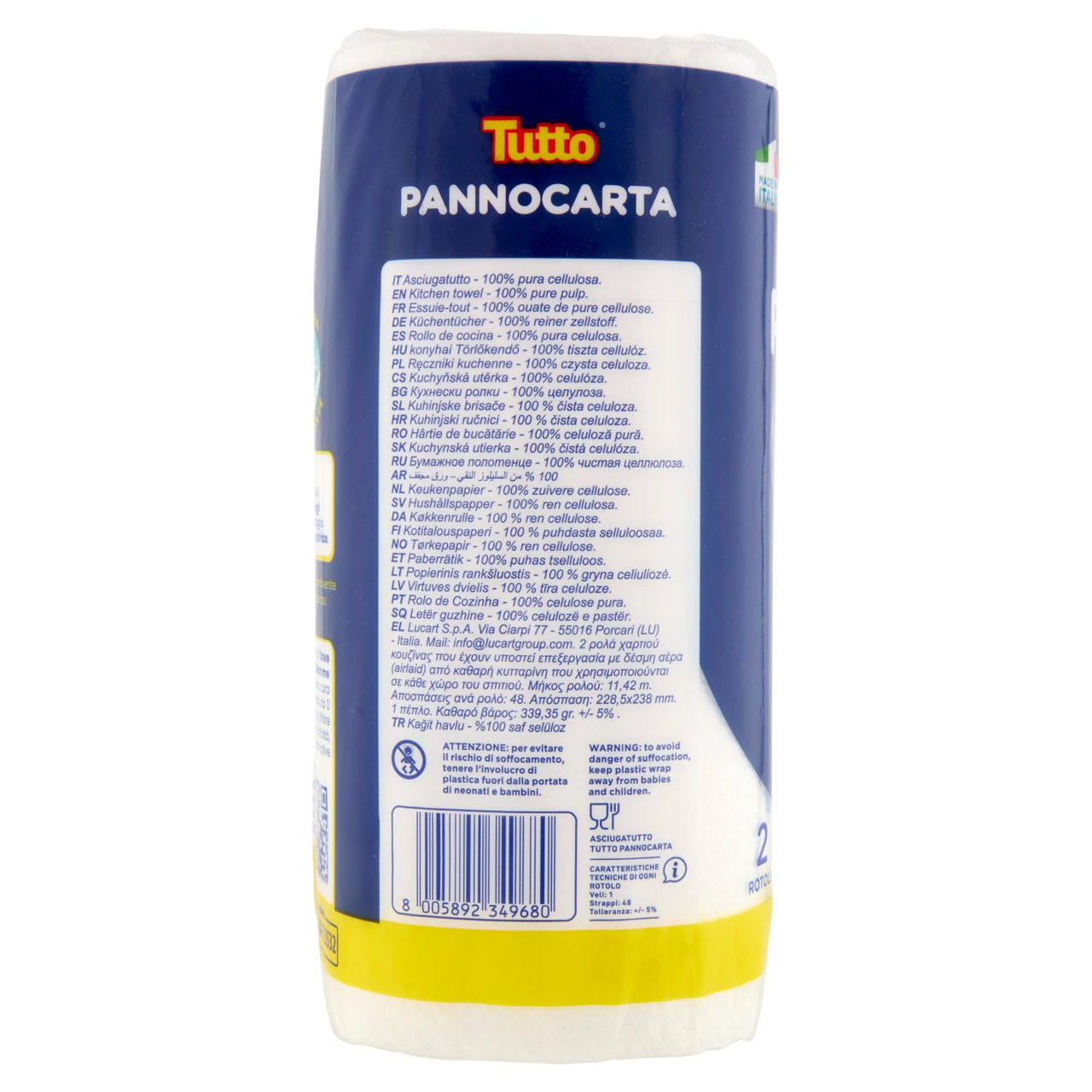 Tutto Pannocarta 3in1 2 pz
