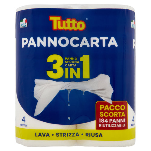 Tutto Pannocarta 3in1 4 pz