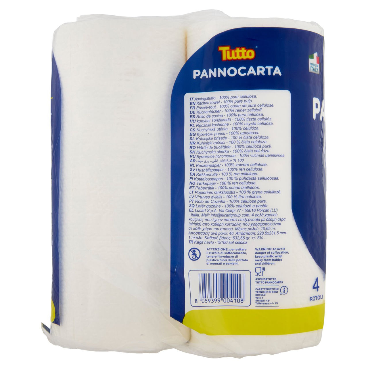 Tutto Pannocarta 3in1 4 pz