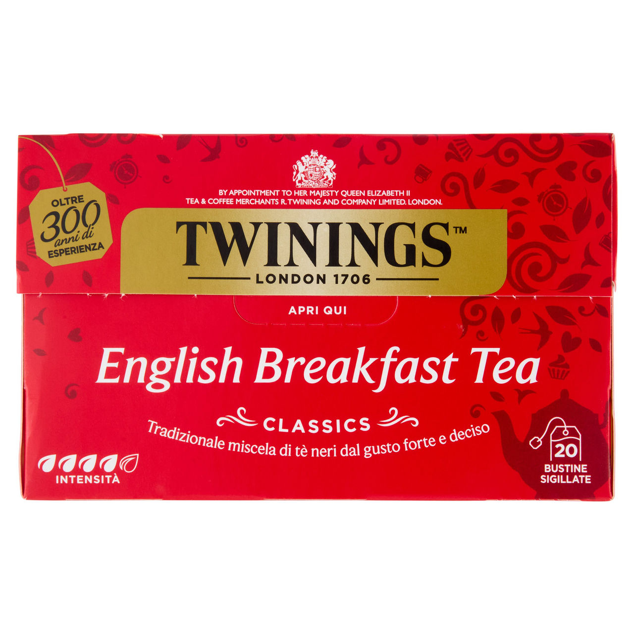 Twinings English Breakfast Tea Tè Nero 20 filtri The 40 g