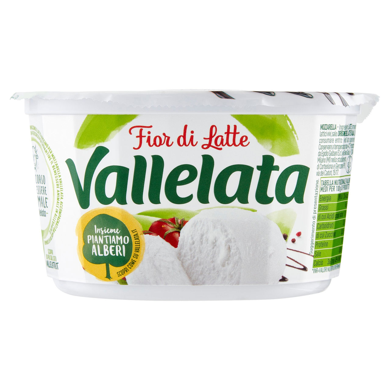 Vallelata Fior di Latte Mozzarella Fresca 125 g
