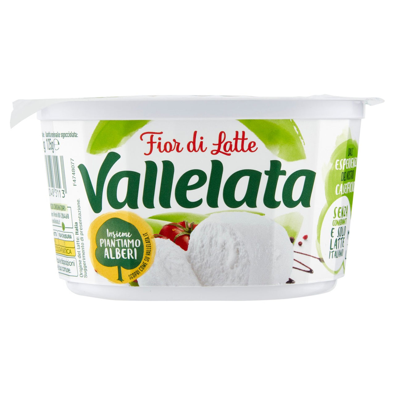 Vallelata Fior di Latte Mozzarella Fresca 125 g