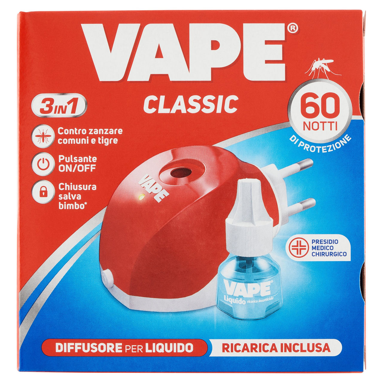 VAPE Elettroemanatore Liquido   Ricarica Classica 60 Notti