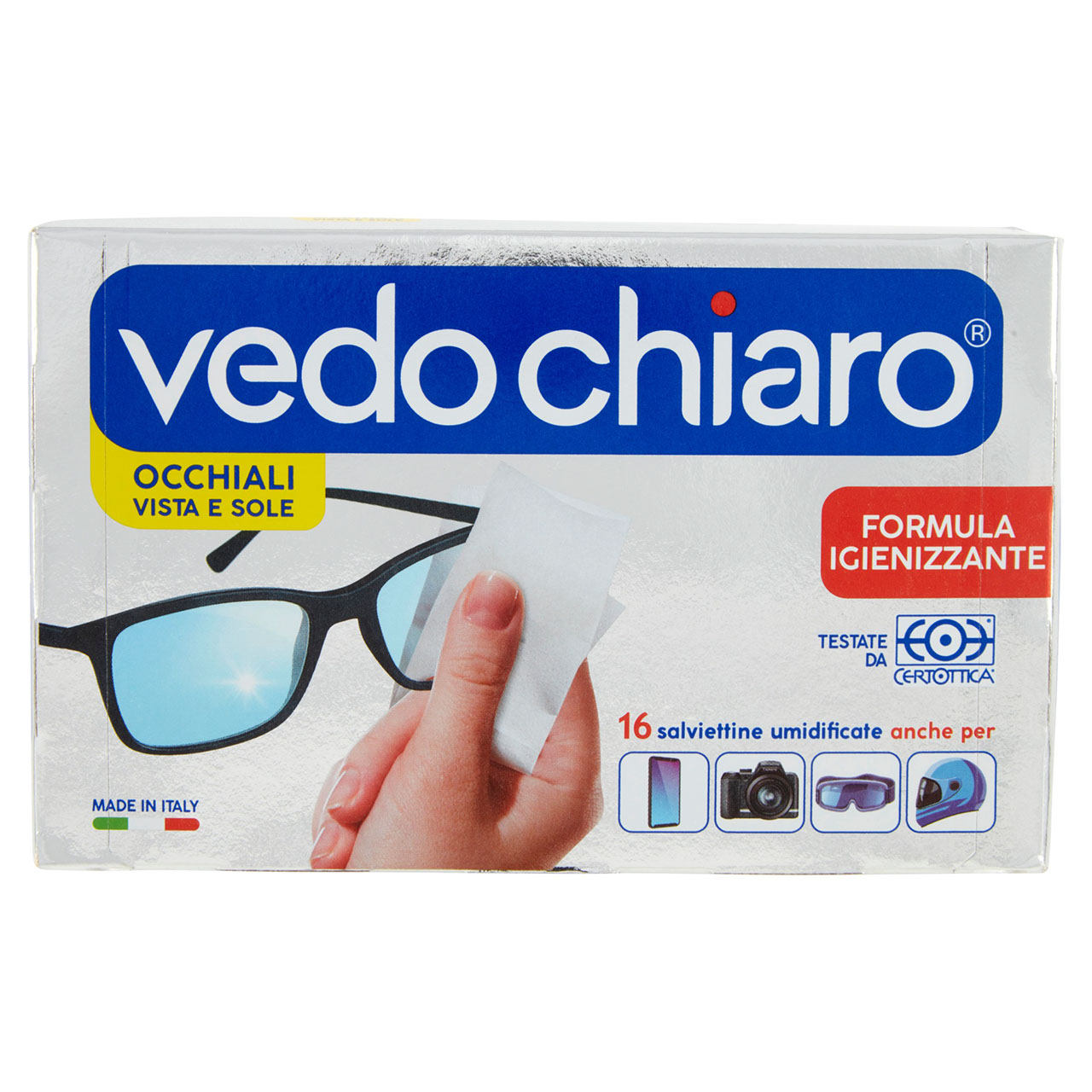 Vedo chiaro salviettine umidificate 16 pz