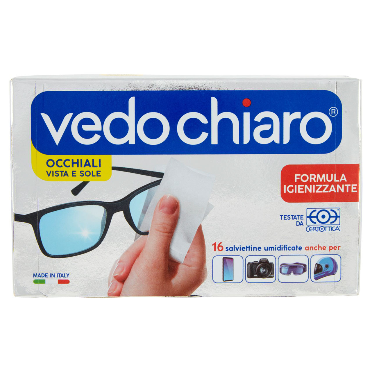 Vedo chiaro salviettine umidificate 16 pz