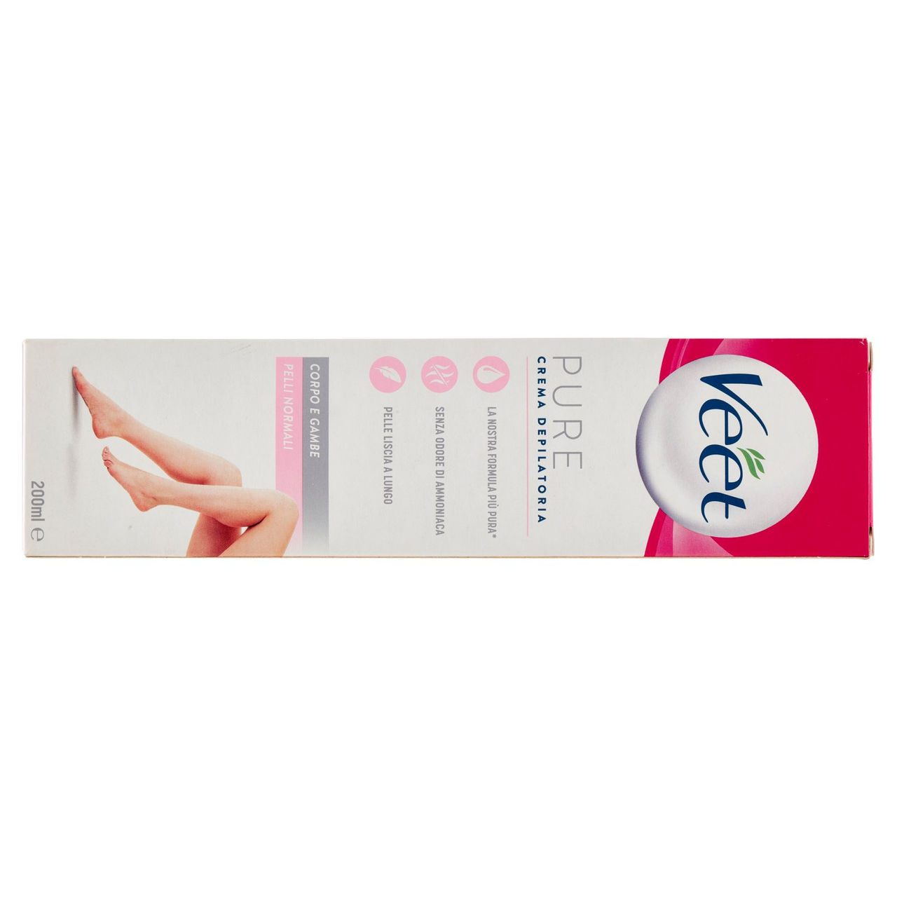 Veet Crema Depilatoria Silk e Fresh Technology Pelli Normali, 200ml