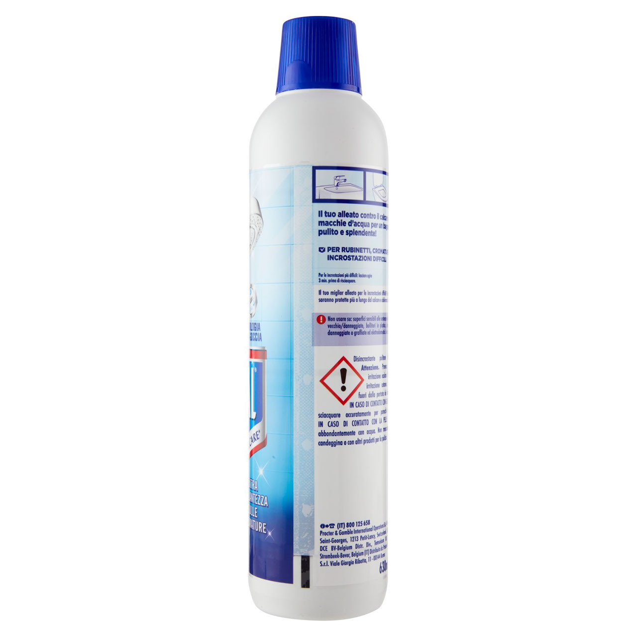 Viakal Detersivo Anticalcare Bagno e Cucina Classico Liquido 630 ml