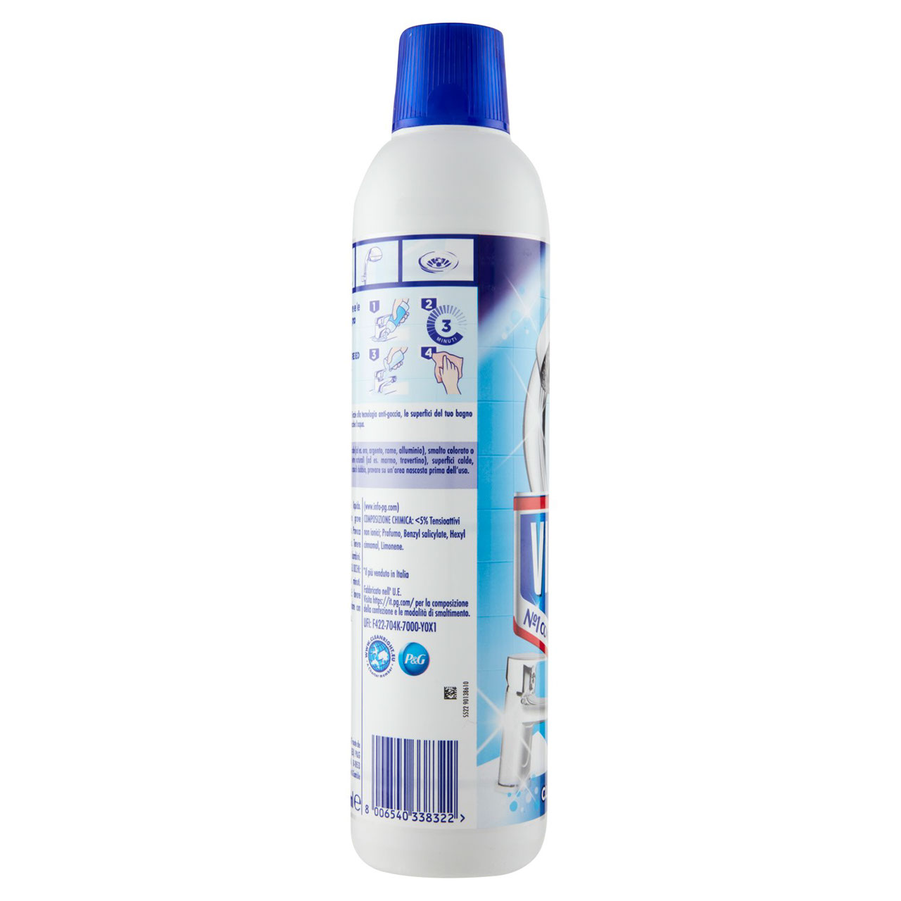 Viakal Detersivo Anticalcare Bagno e Cucina Classico Liquido 630 ml