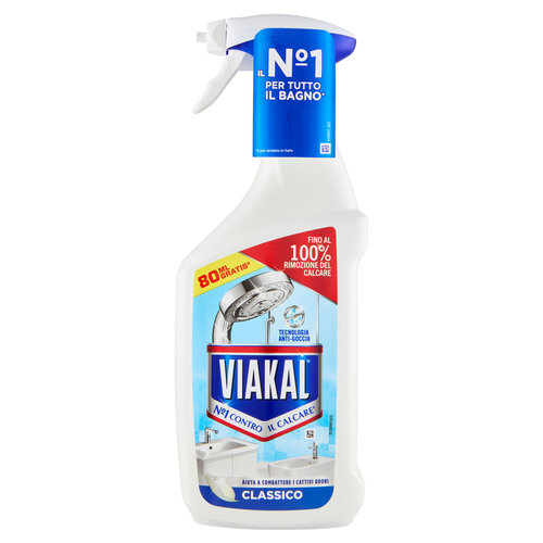 Viakal Spray Classico Anticalcare 720 80ML Gratis