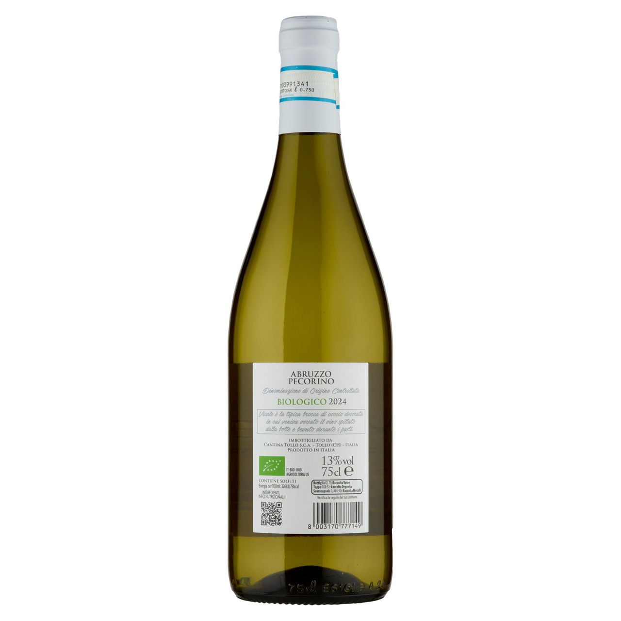 VICALE Abruzzo Pecorino DOC Biologico 75 cl