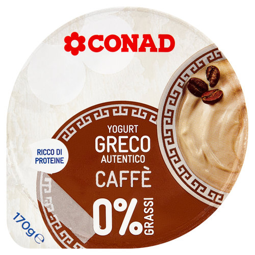 Yogurt Greco Autentico Caffè 0% grassi 170g Conad