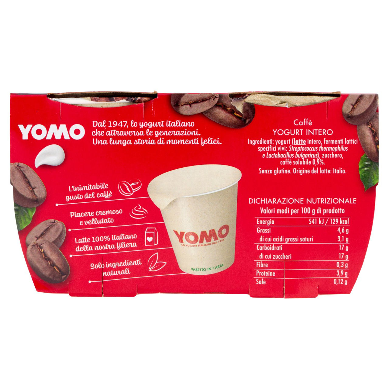 Yomo Intero Caffè 2 x 125 g