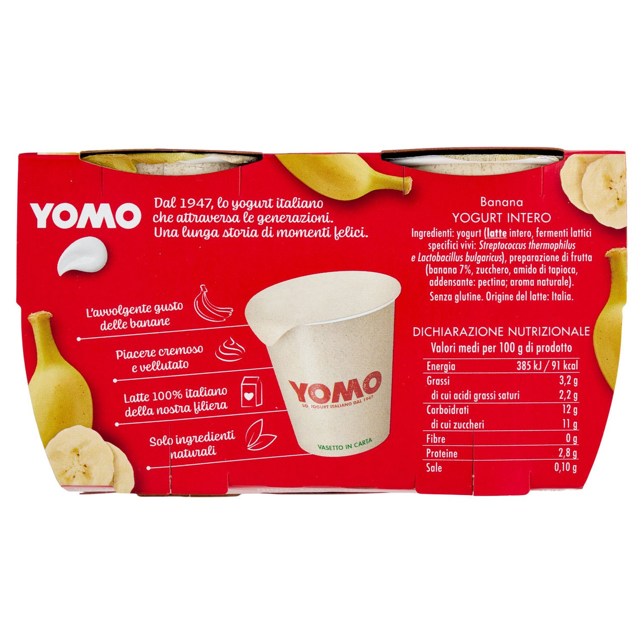 Yomo Intero Banane 2 x 125 g