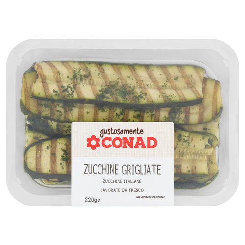 Zucchine Grigliate 220 g Gustosamente Conad